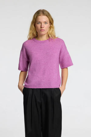 wollen pullover trui rosÃ© gebreid