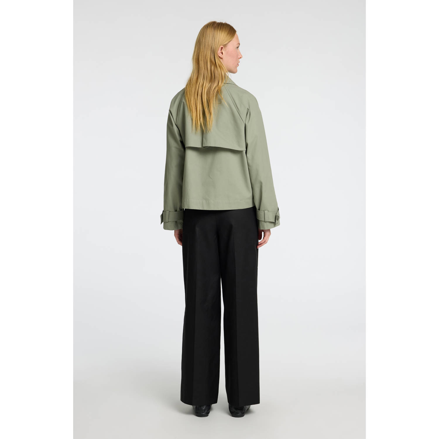 SELECTED FEMME trenchcoat groen