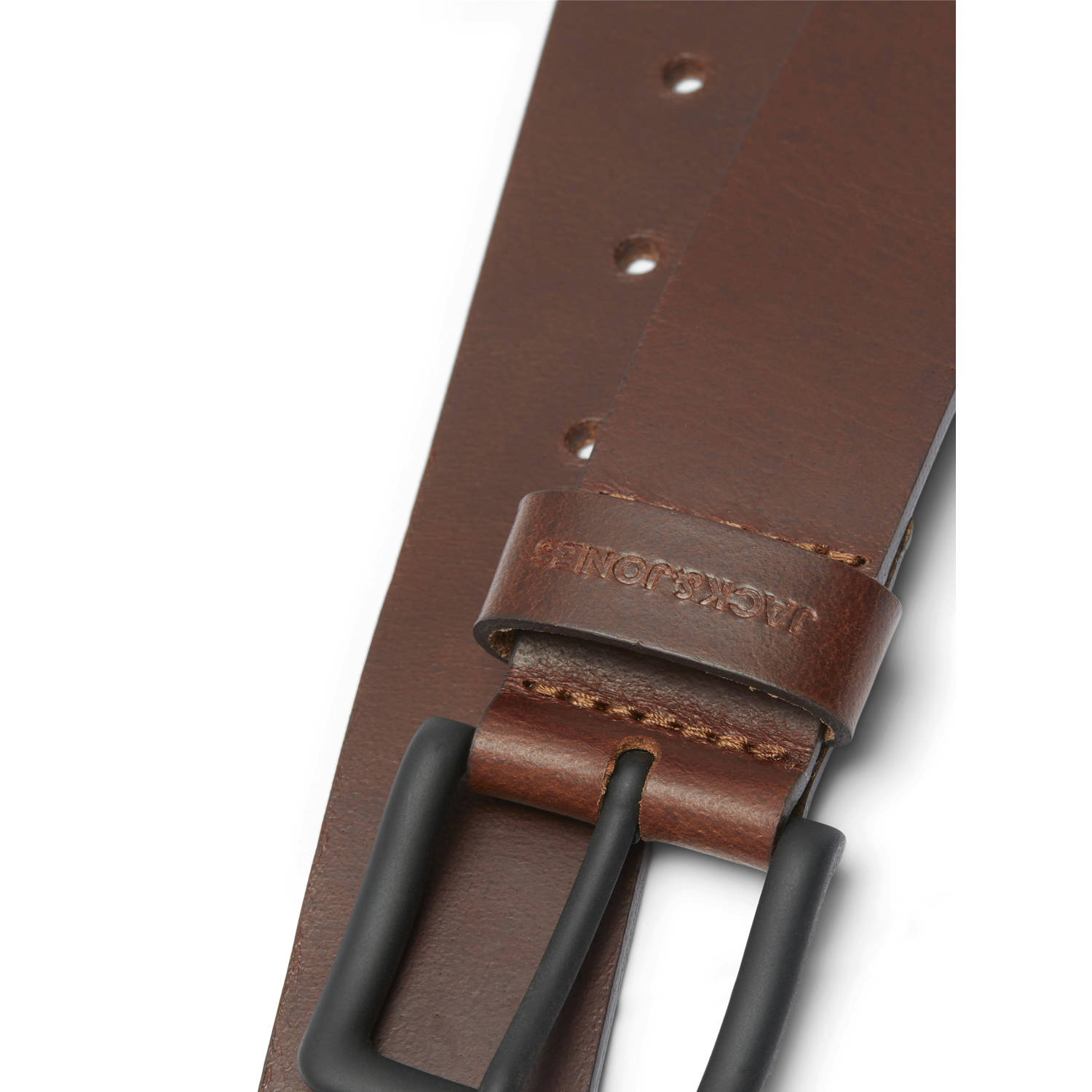 JACK & JONES leren riem JACROMA bruin