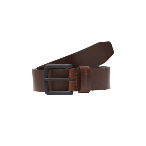 JACK & JONES leren riem JACROMA bruin afbeelding