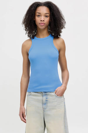 mouwloze top