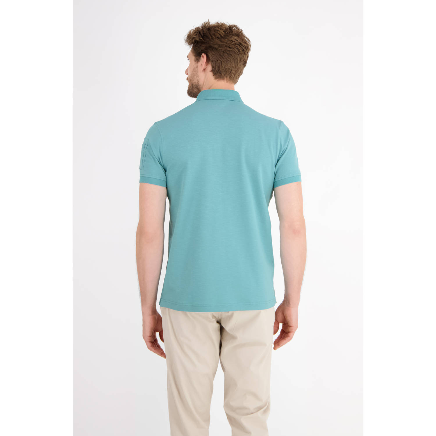 LERROS regular polo blauw