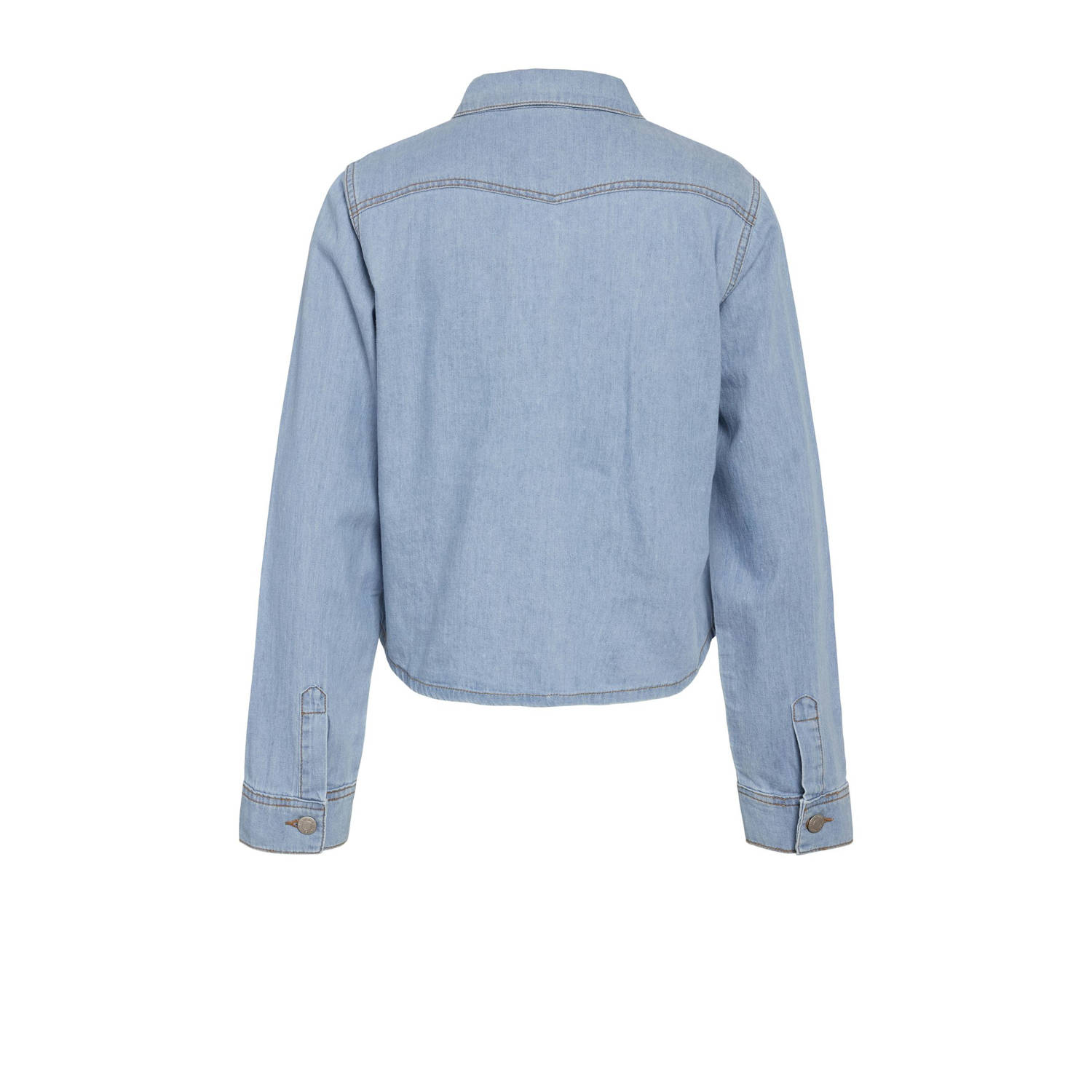 NOISY MAY Curve blouse light blue denim