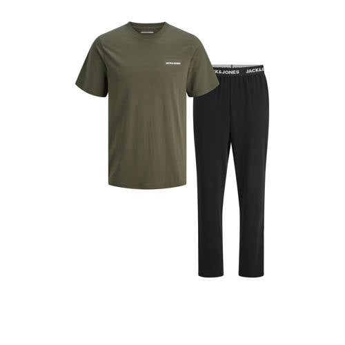 JACK & JONES pyjama JACPETE olijfgroen/zwart afbeelding