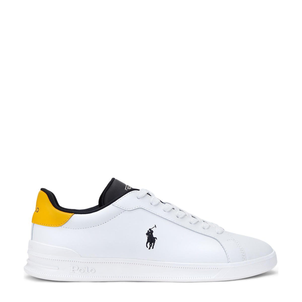 Heritage Court leren sneakers wit