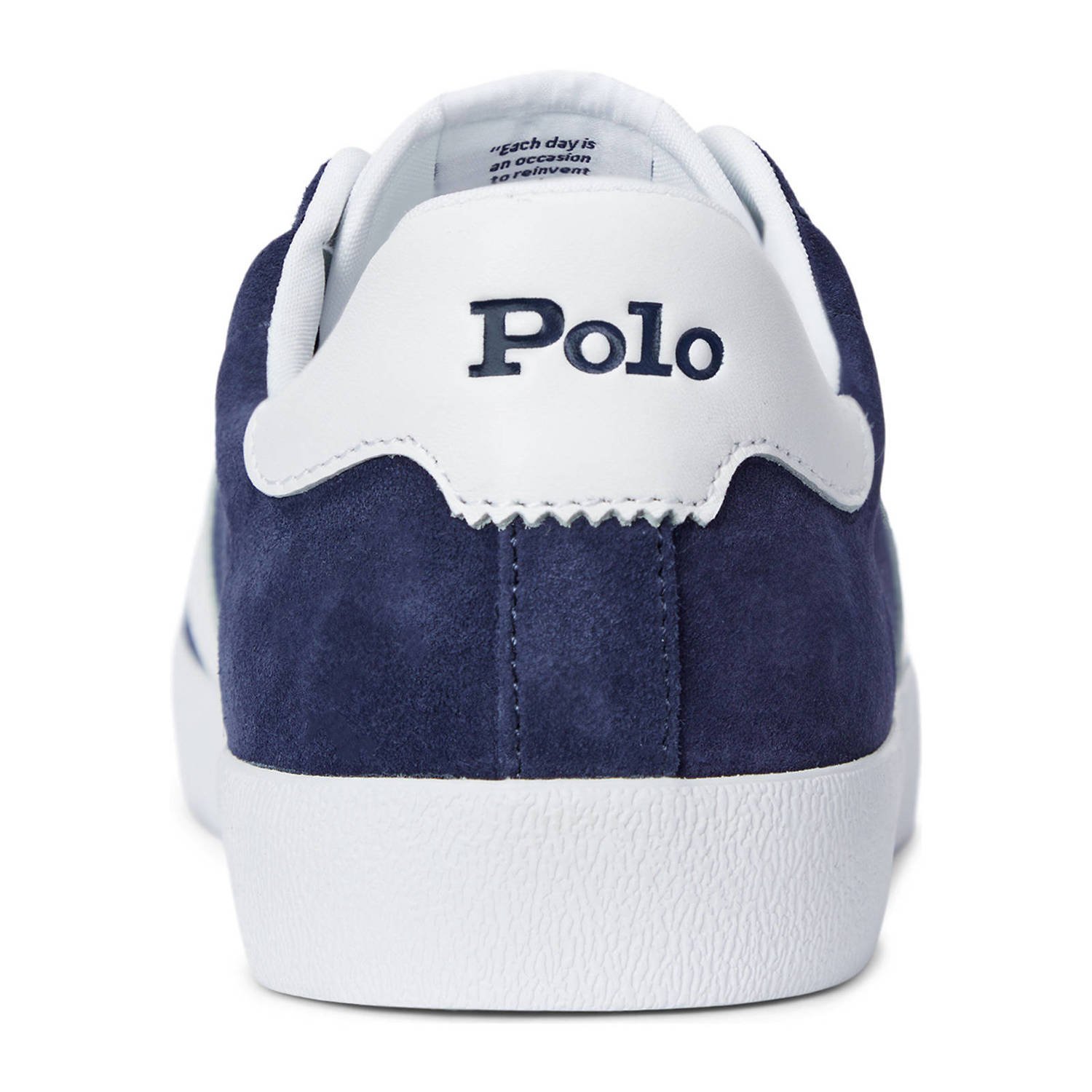 POLO Ralph Lauren suède sneakers donkerblauw