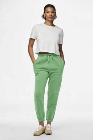 high waist regular fit sweatpants PCCHILLI felgroen