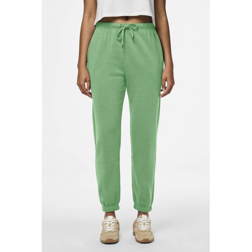 PIECES high waist regular fit sweatpants PCCHILLI felgroen afbeelding