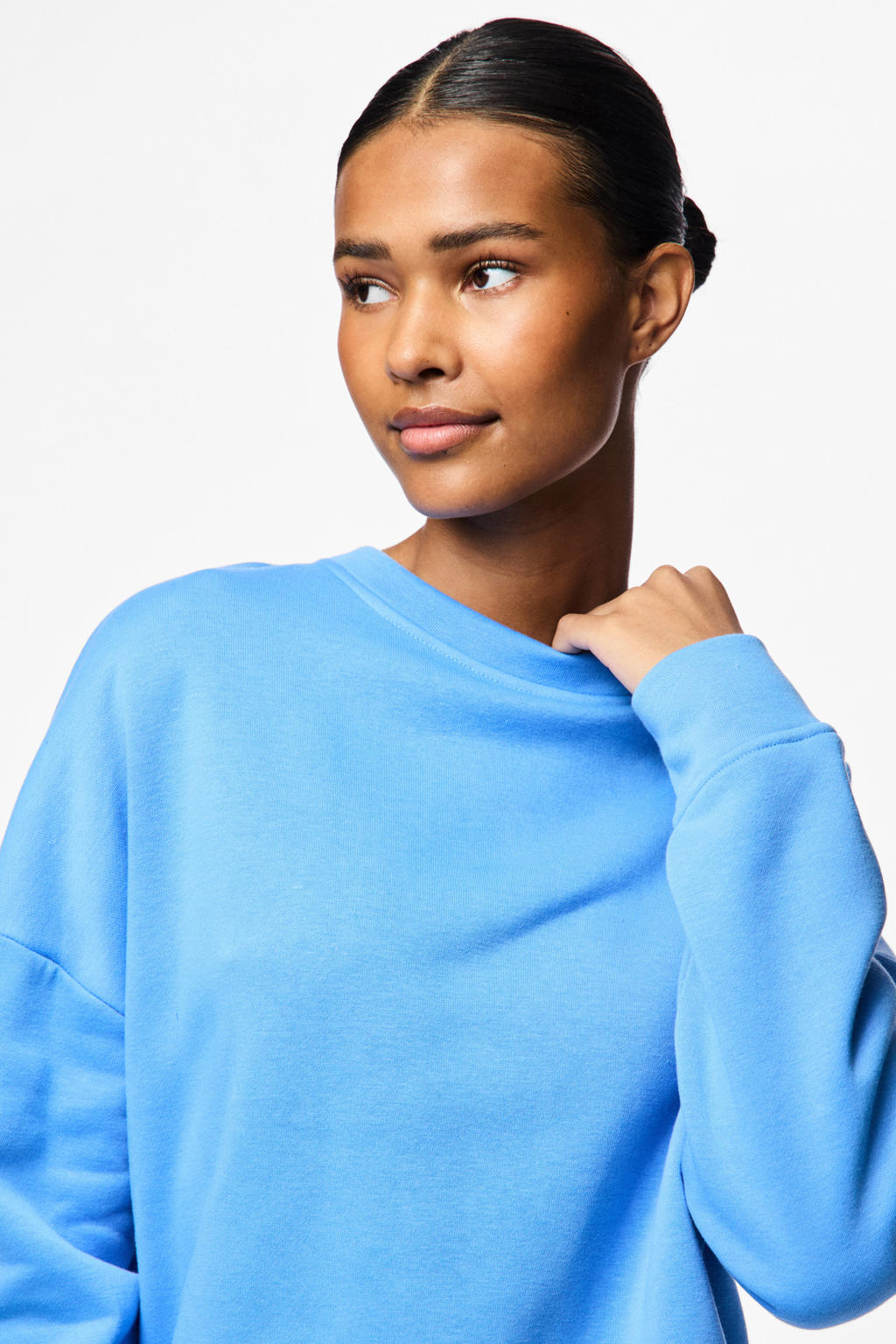 PIECES sweater PCCHILLI azuurblauw