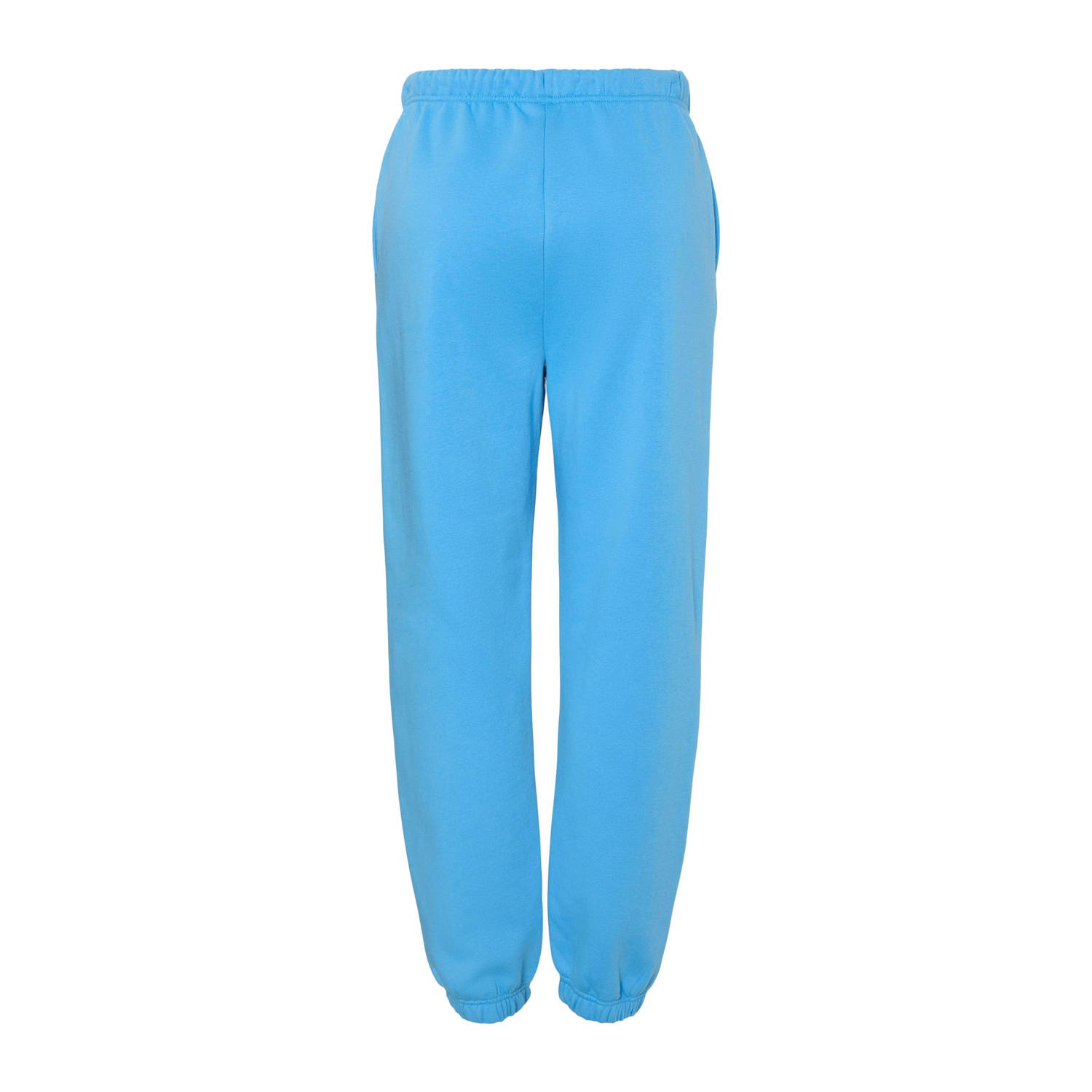 PIECES high waist regular fit sweatpant PCCHILLI azuurblauw