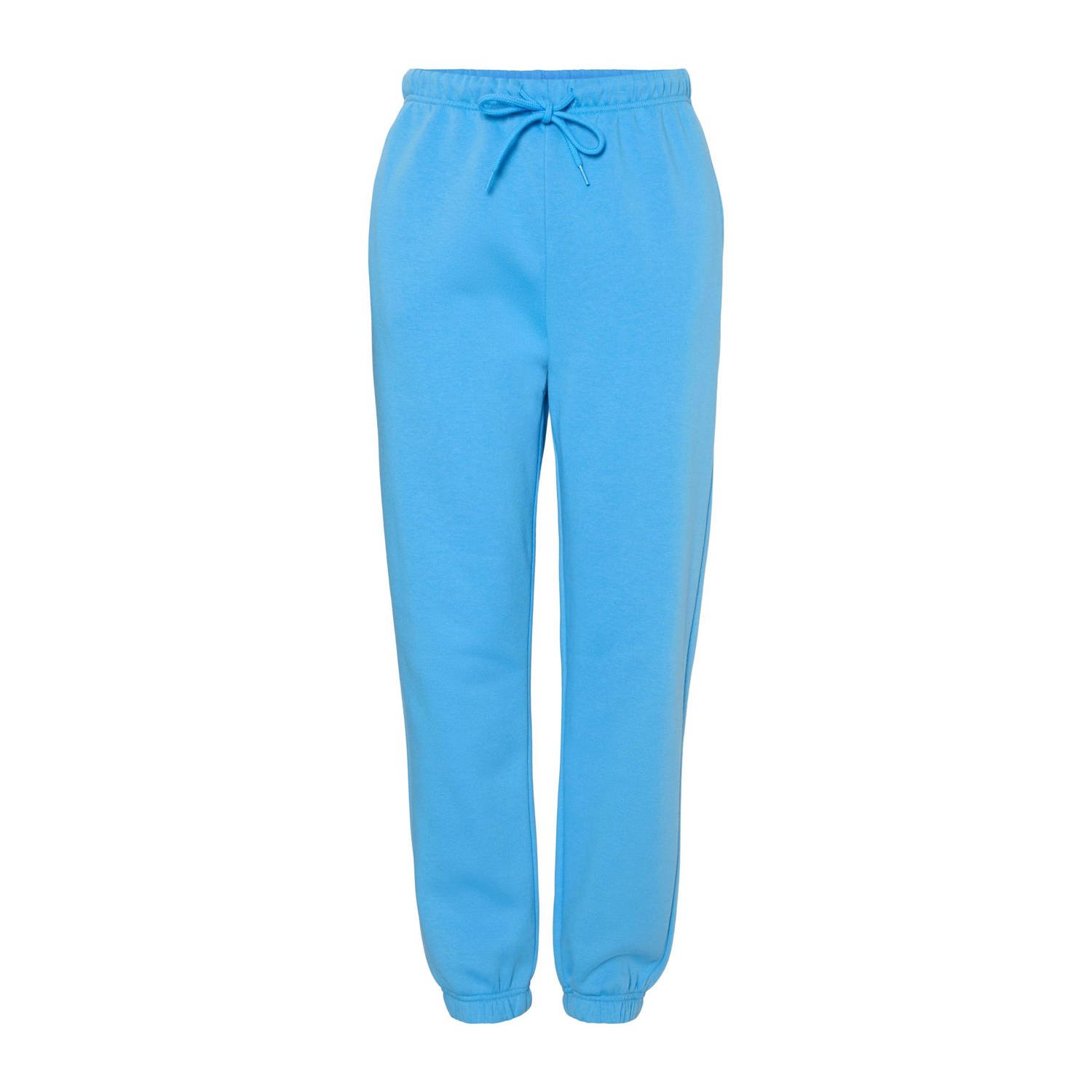 PIECES high waist regular fit sweatpant PCCHILLI azuurblauw