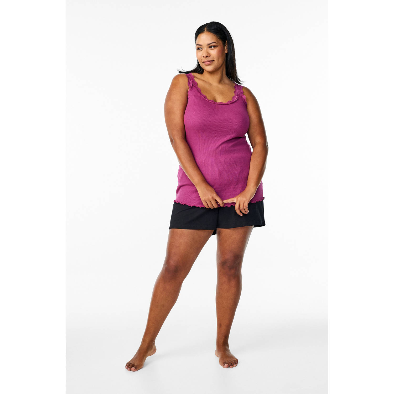 Zizzi pyjamatop VMLIV fuchsia