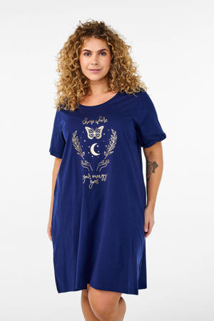 nachthemd MALLY blauw