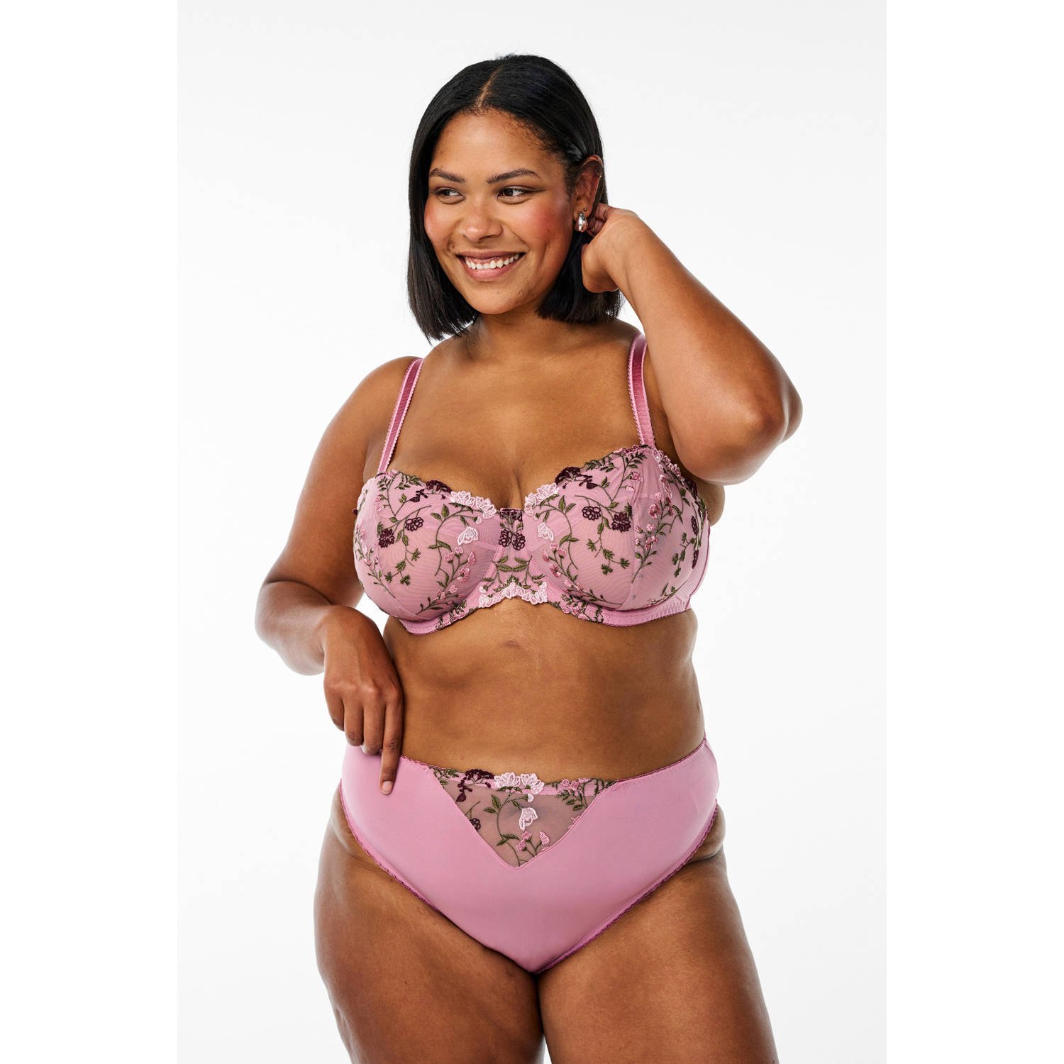 Zizzi slip LYKKE roze