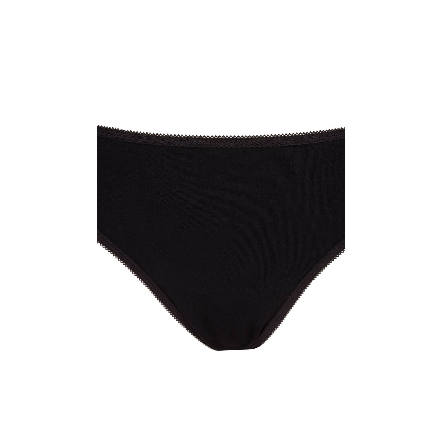 Zizzi string LWEEK (set van 7) zwart
