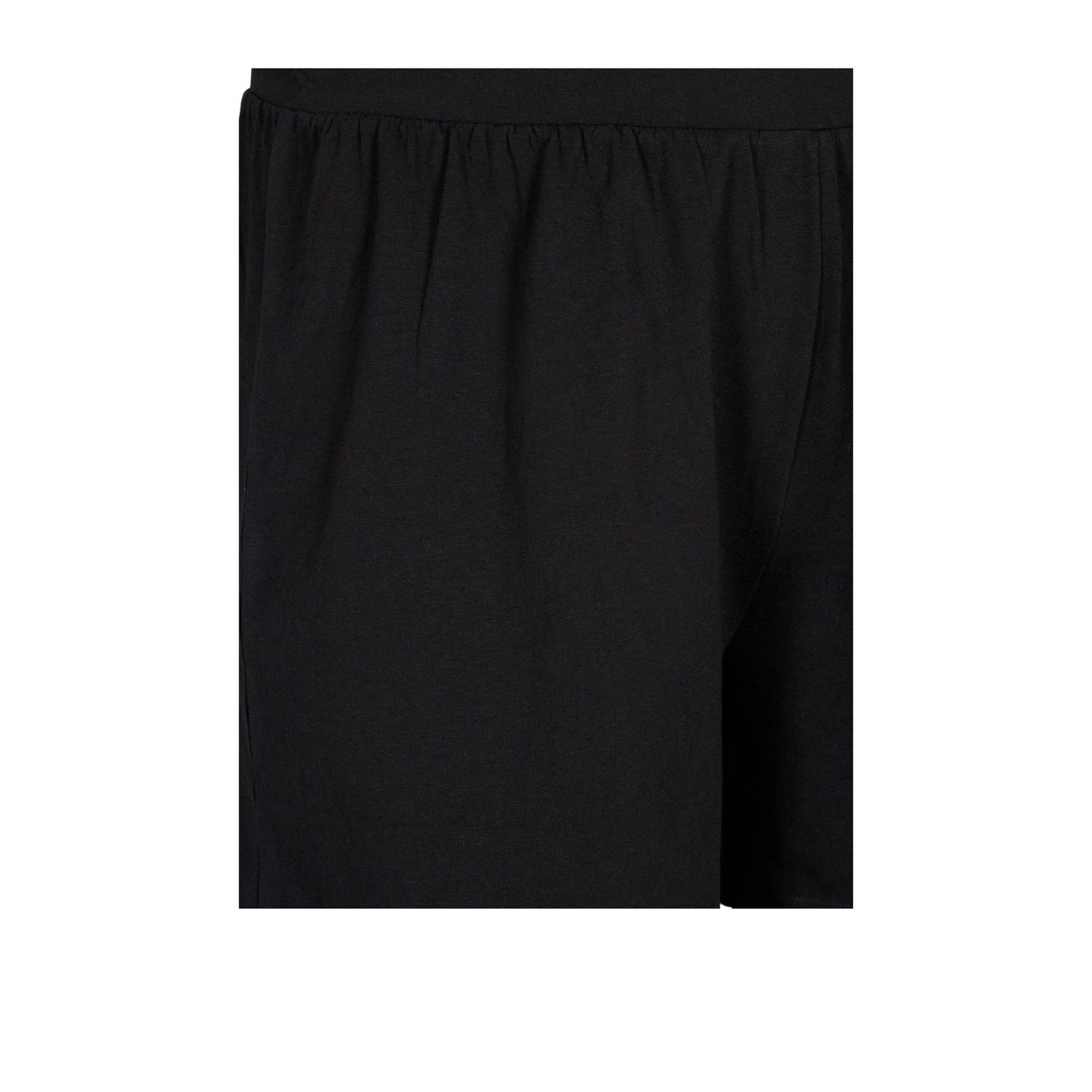Zizzi pyjamashort MDREAM zwart