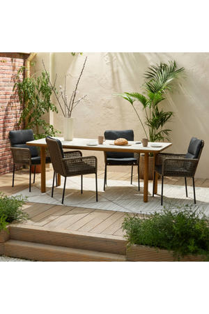 diningset Perola/ New Orleans (200x90 cm)