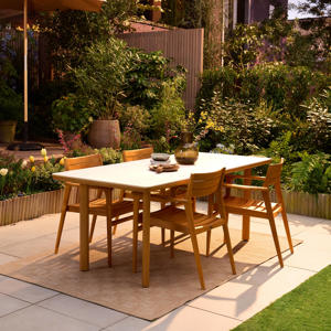 diningset Perola/Puro (200x90 cm) keramiek