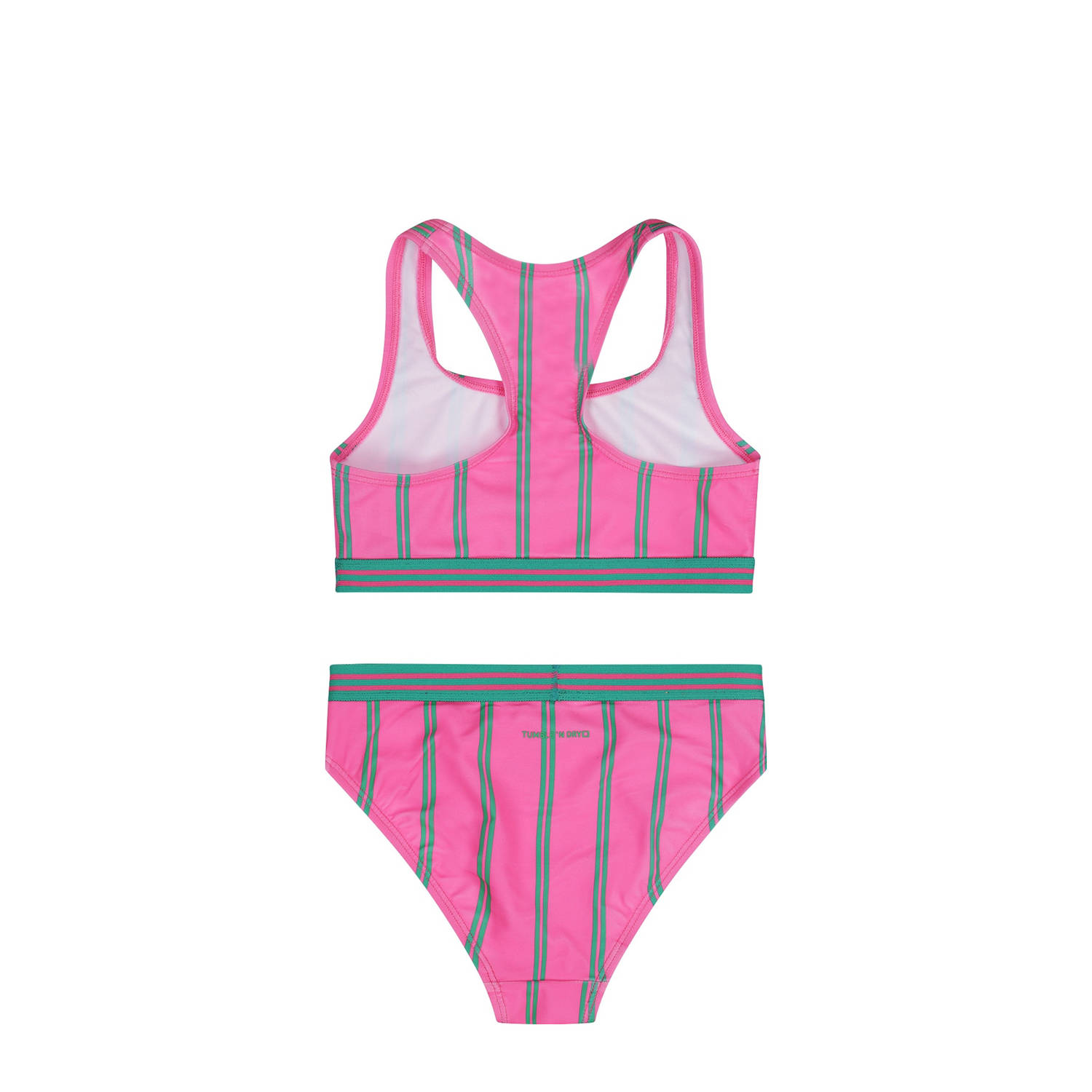 Tumble 'n Dry crop bikini roze groen