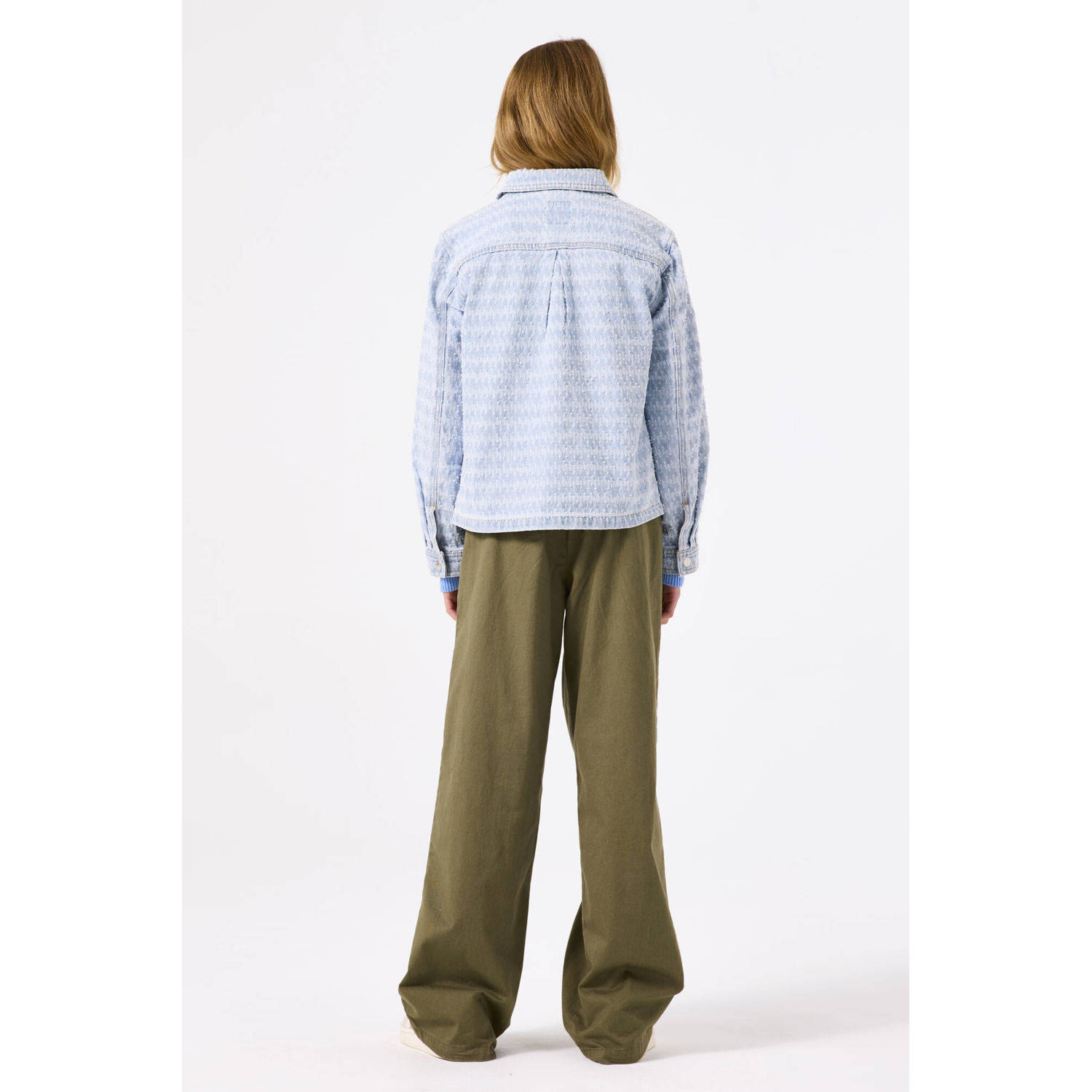 Garcia blouse light blue denim