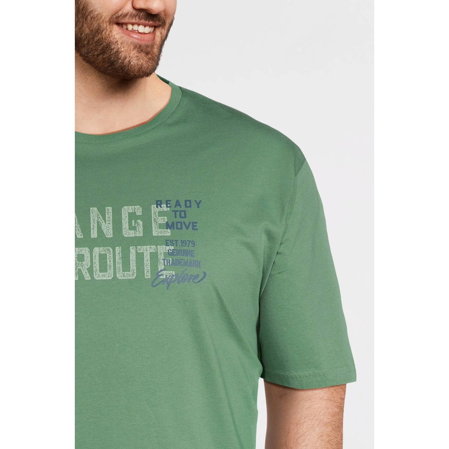 LERROS PLUS SIZE T-shirt groen
