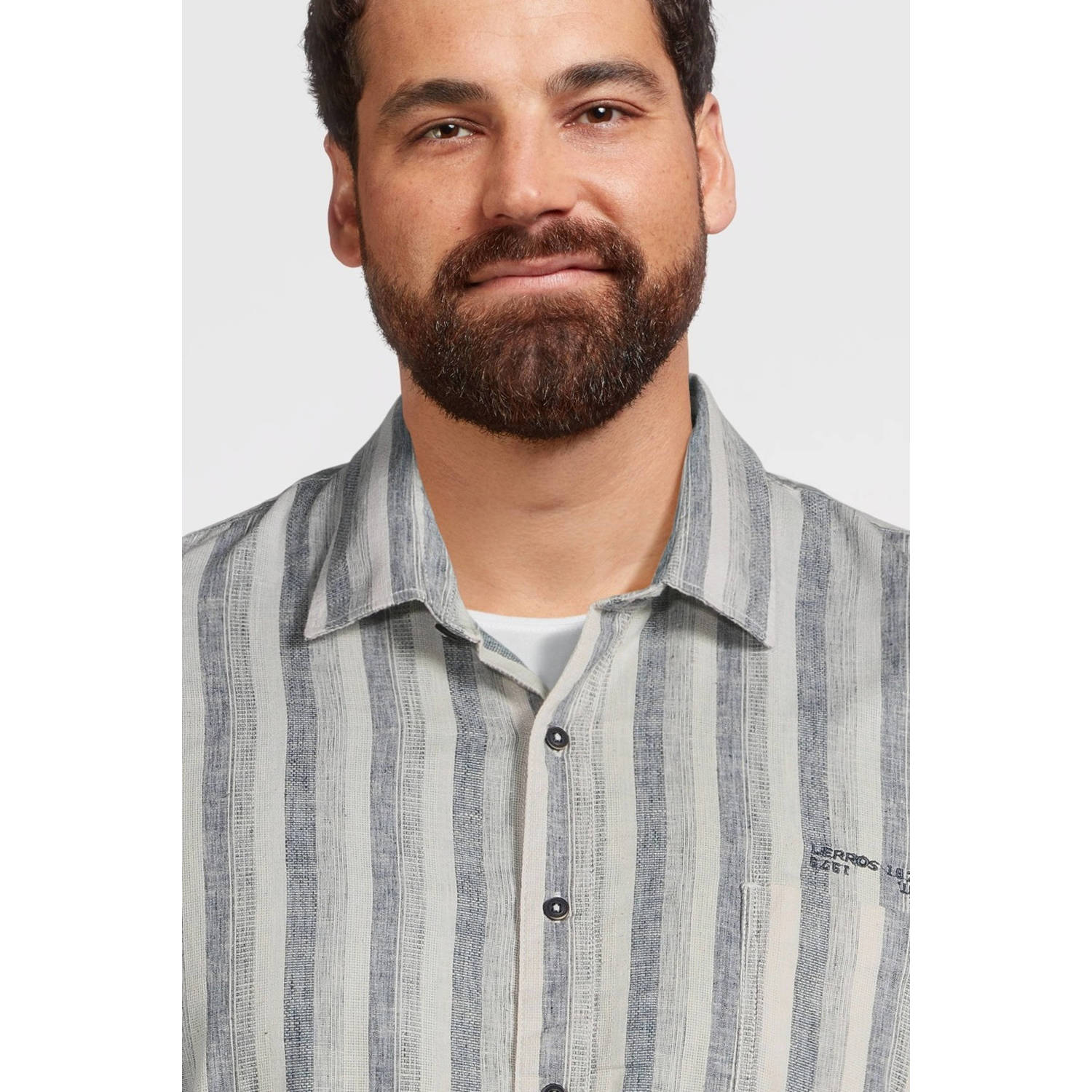 LERROS PLUS SIZE casual overhemd