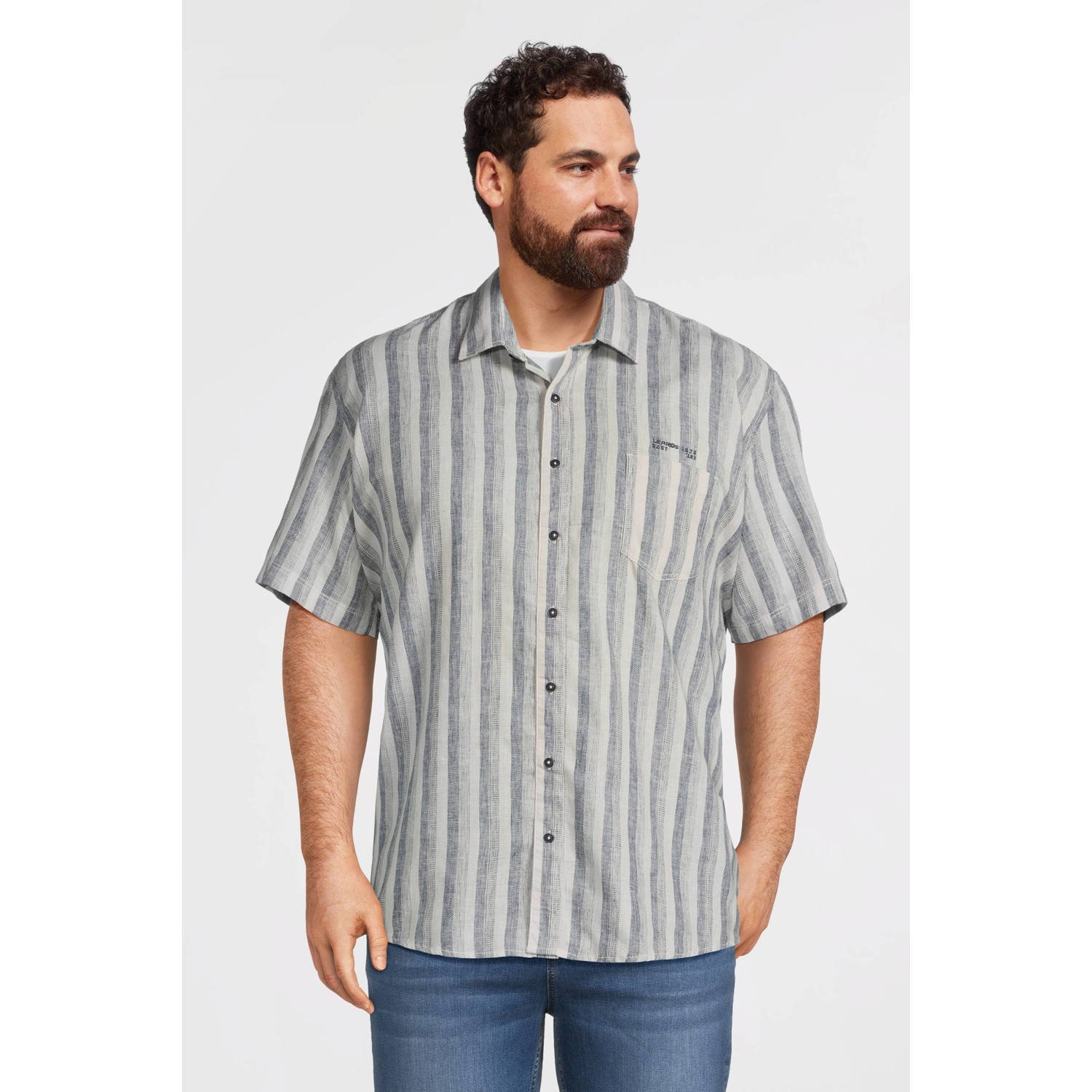 LERROS PLUS SIZE casual overhemd