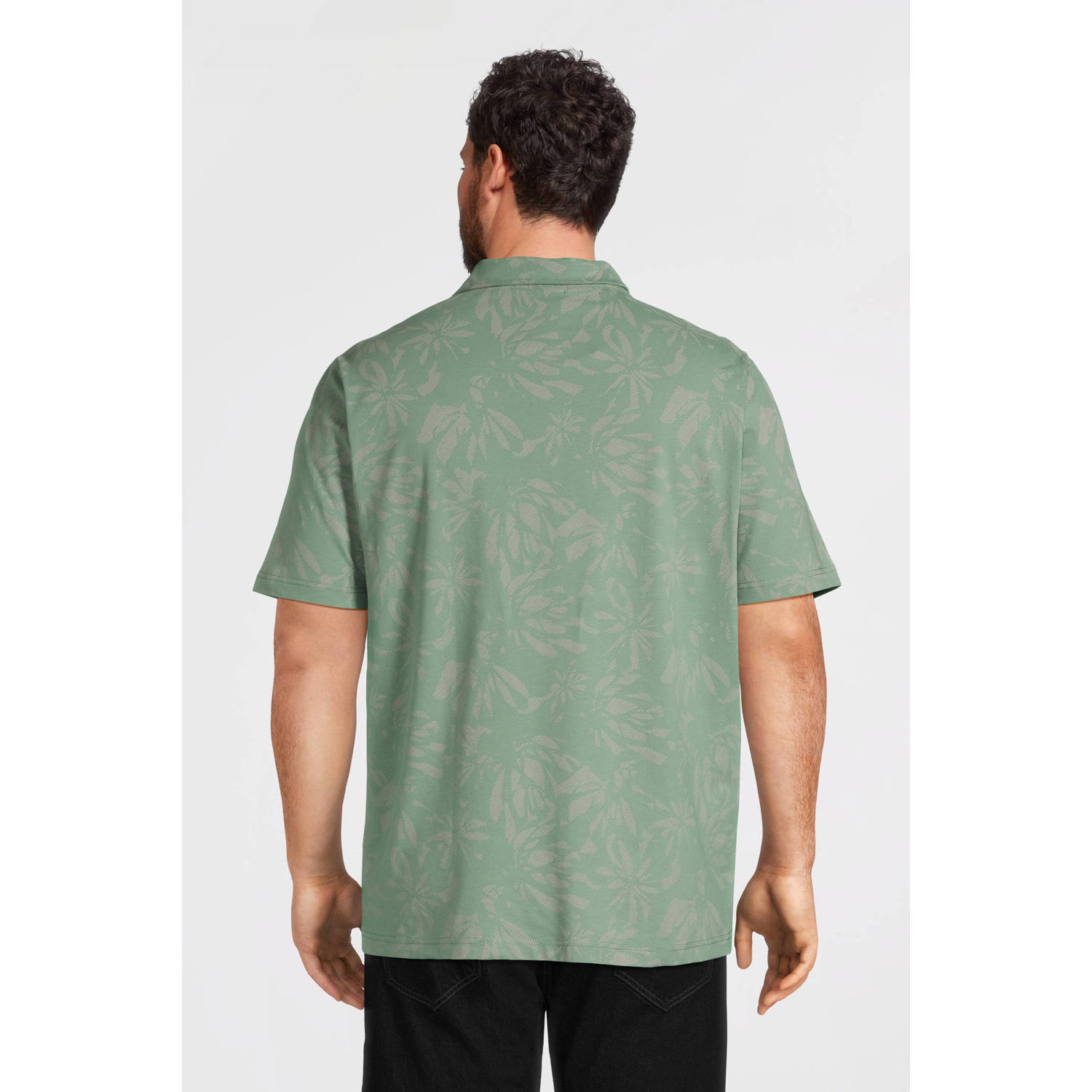 LERROS PLUS SIZE polo groen