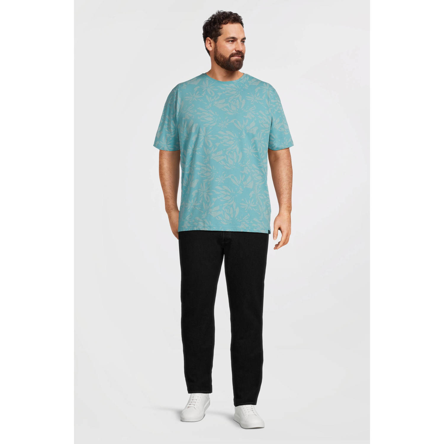 LERROS PLUS SIZE T-shirt turquoise