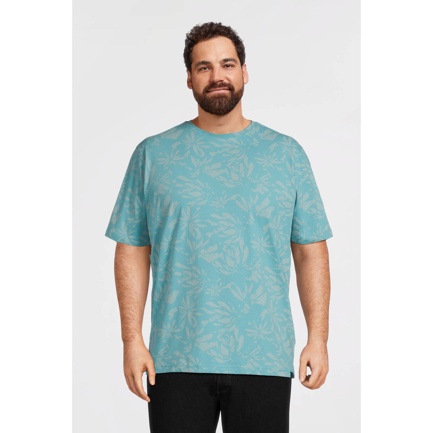 LERROS PLUS SIZE T-shirt turquoise