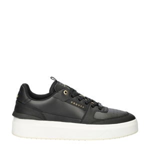 Endorsed Tennis leren sneakers zwart