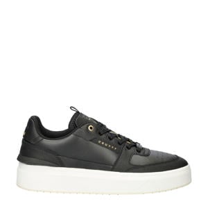 Endorsed Tennis leren sneakers zwart