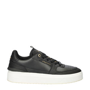 Endorsed Tennis leren sneakers zwart