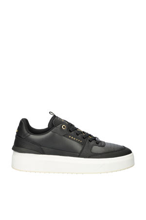 Endorsed Tennis leren sneakers zwart