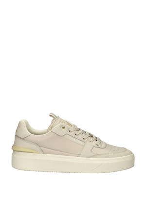 Endorsed Tennis leren sneakers beige