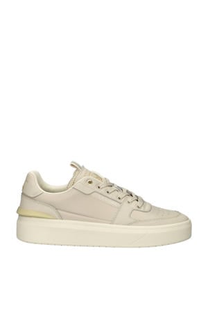 Endorsed Tennis leren sneakers beige