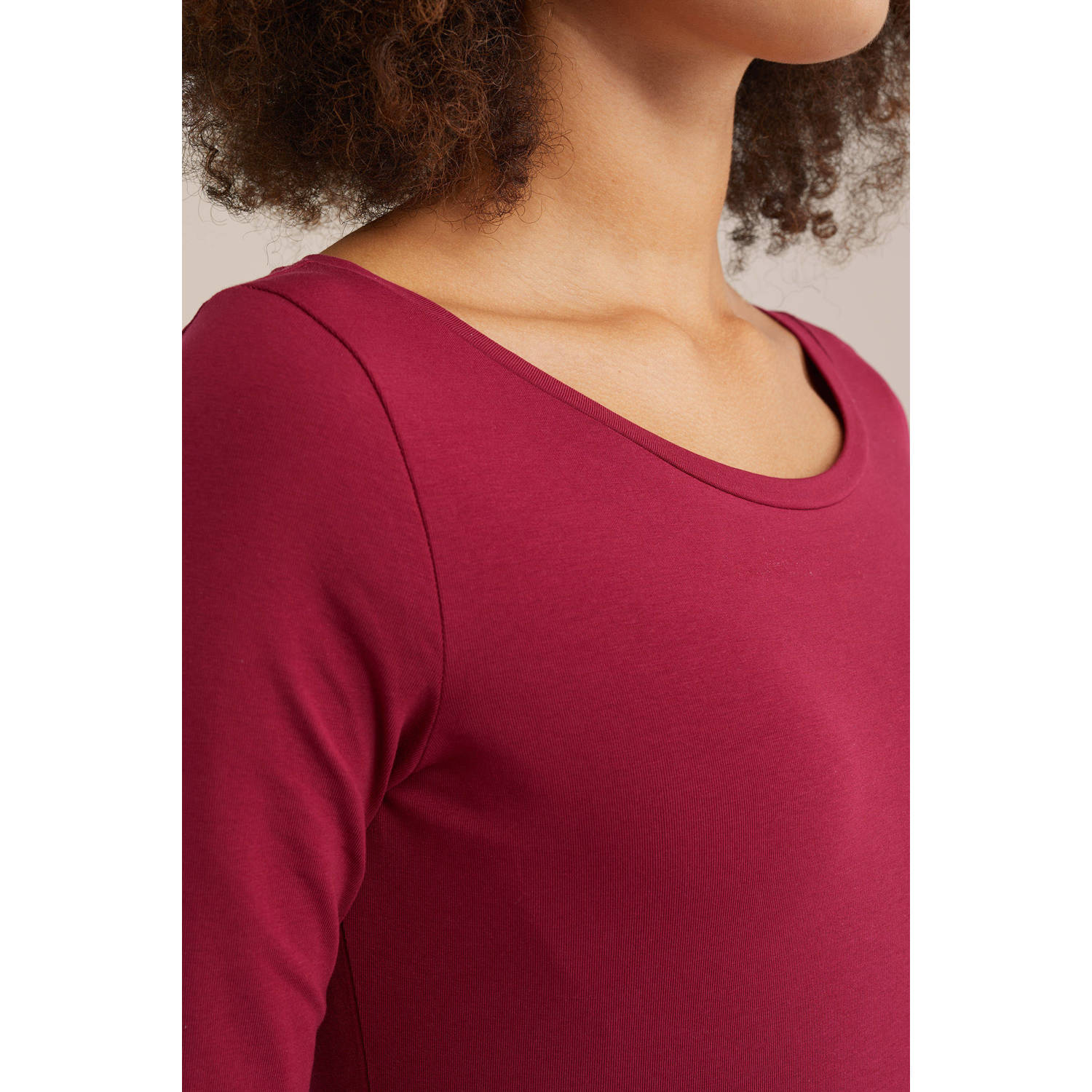 WE Fashion longsleeve rood