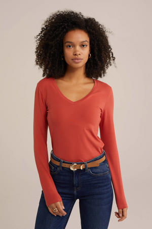 longsleeve rood