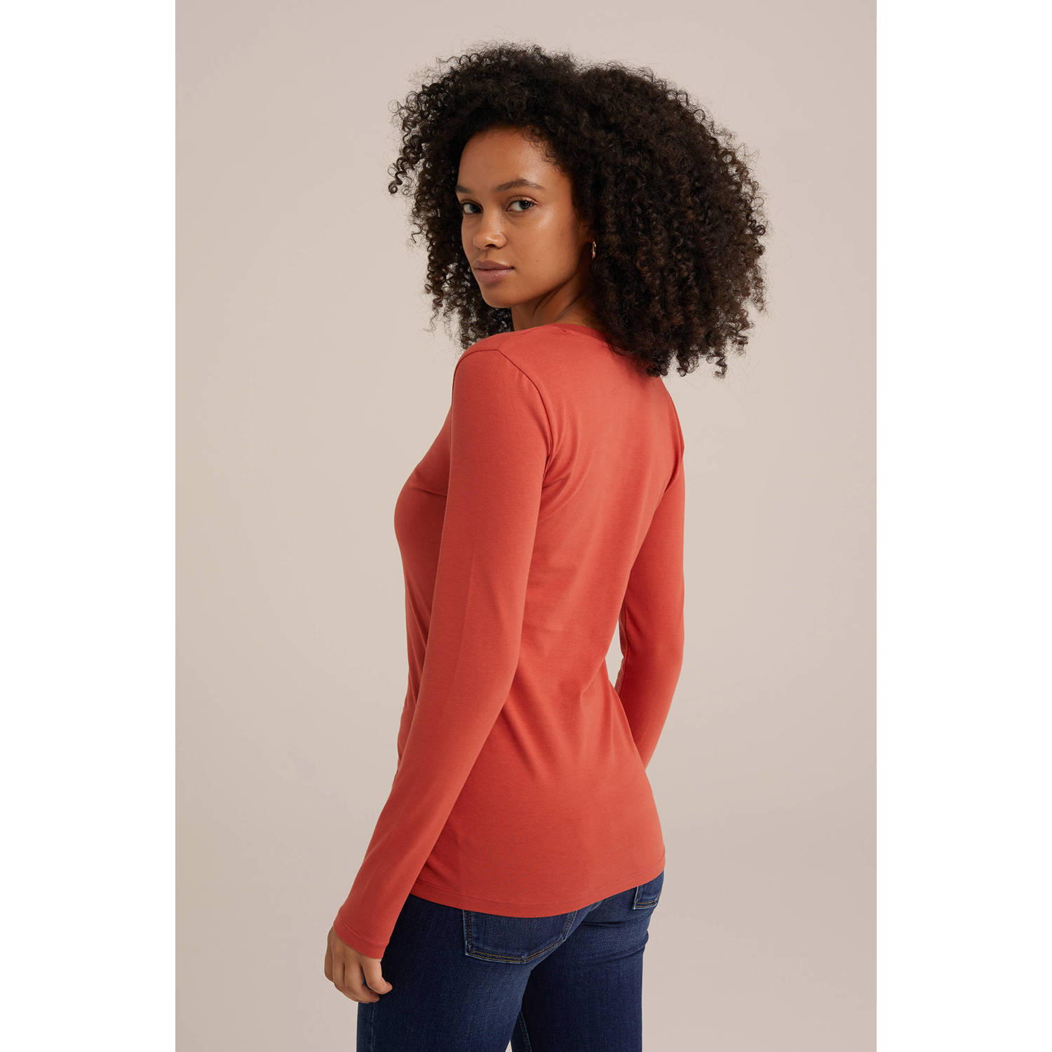 WE Fashion WE Fundamentals longsleeve rood