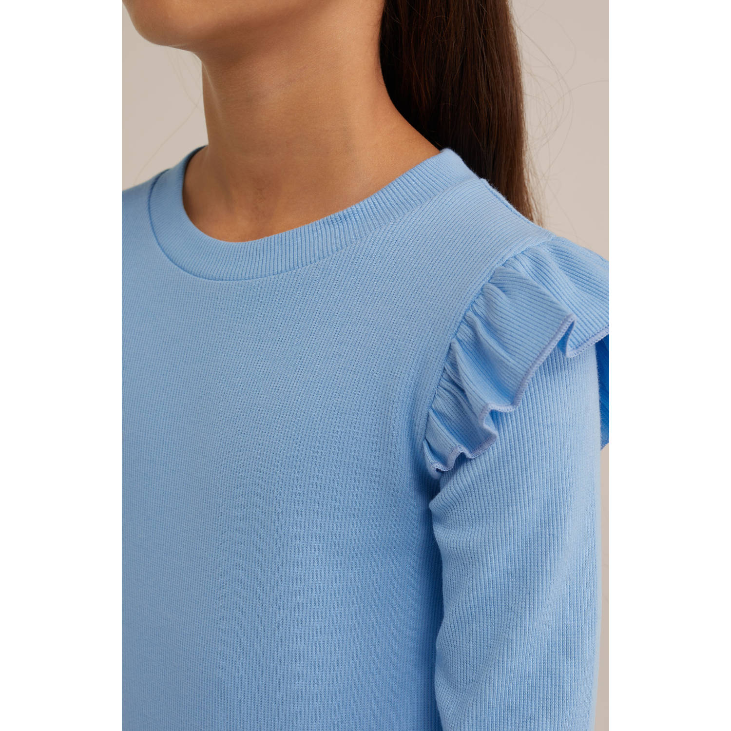 WE Fashion korte jurk blauw