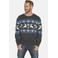 Jan Vanderstorm kersttrui TORE  Plus Size grijs