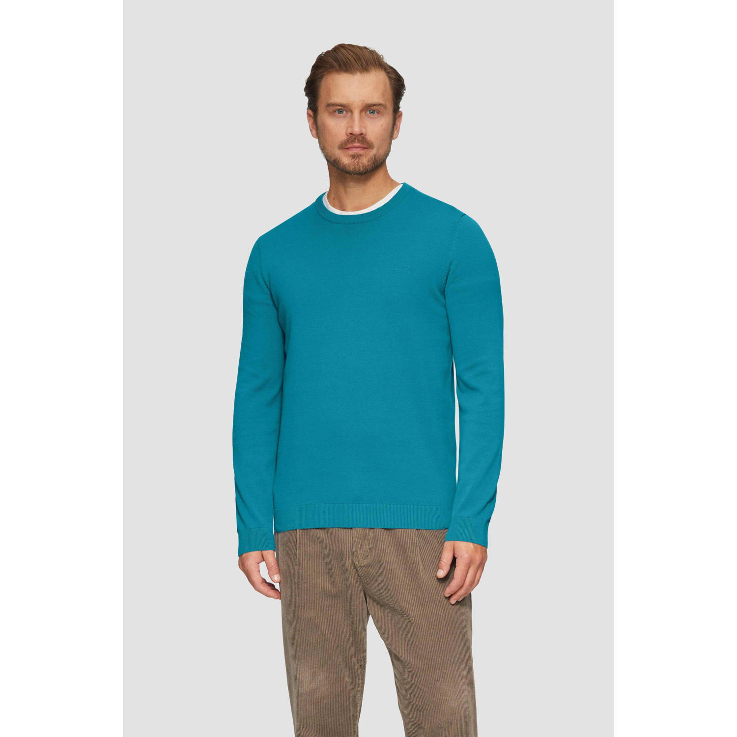 S.Oliver RED LABEL Regular fit gebreide pullover van zuiver katoen