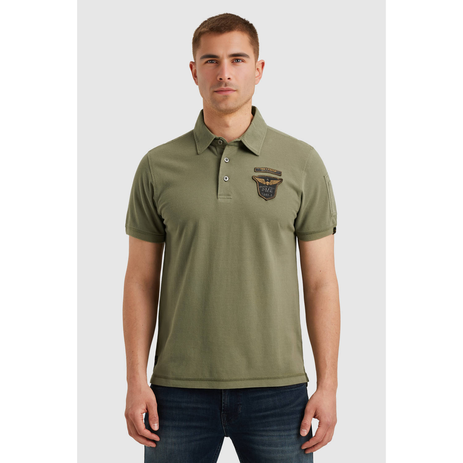 PME Legend regular polo groen