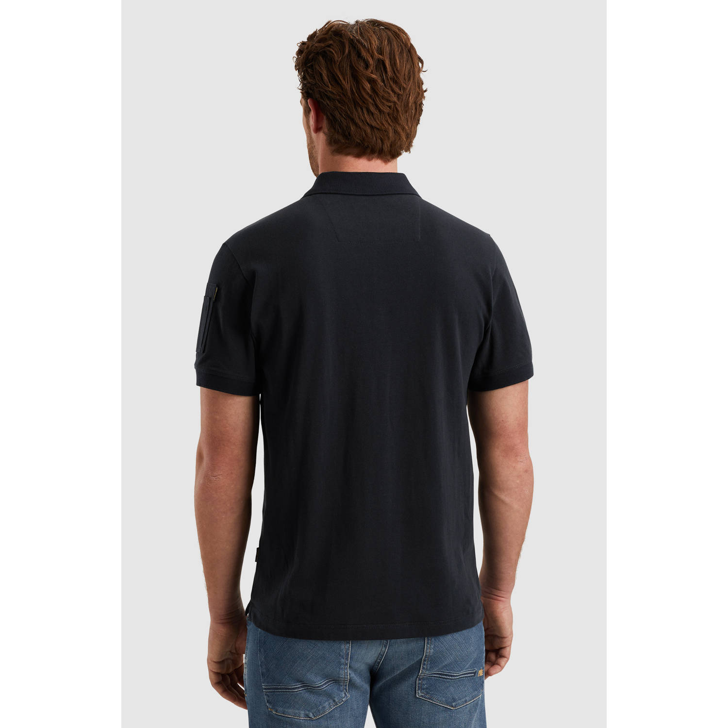 PME Legend relaxed polo donkerblauw