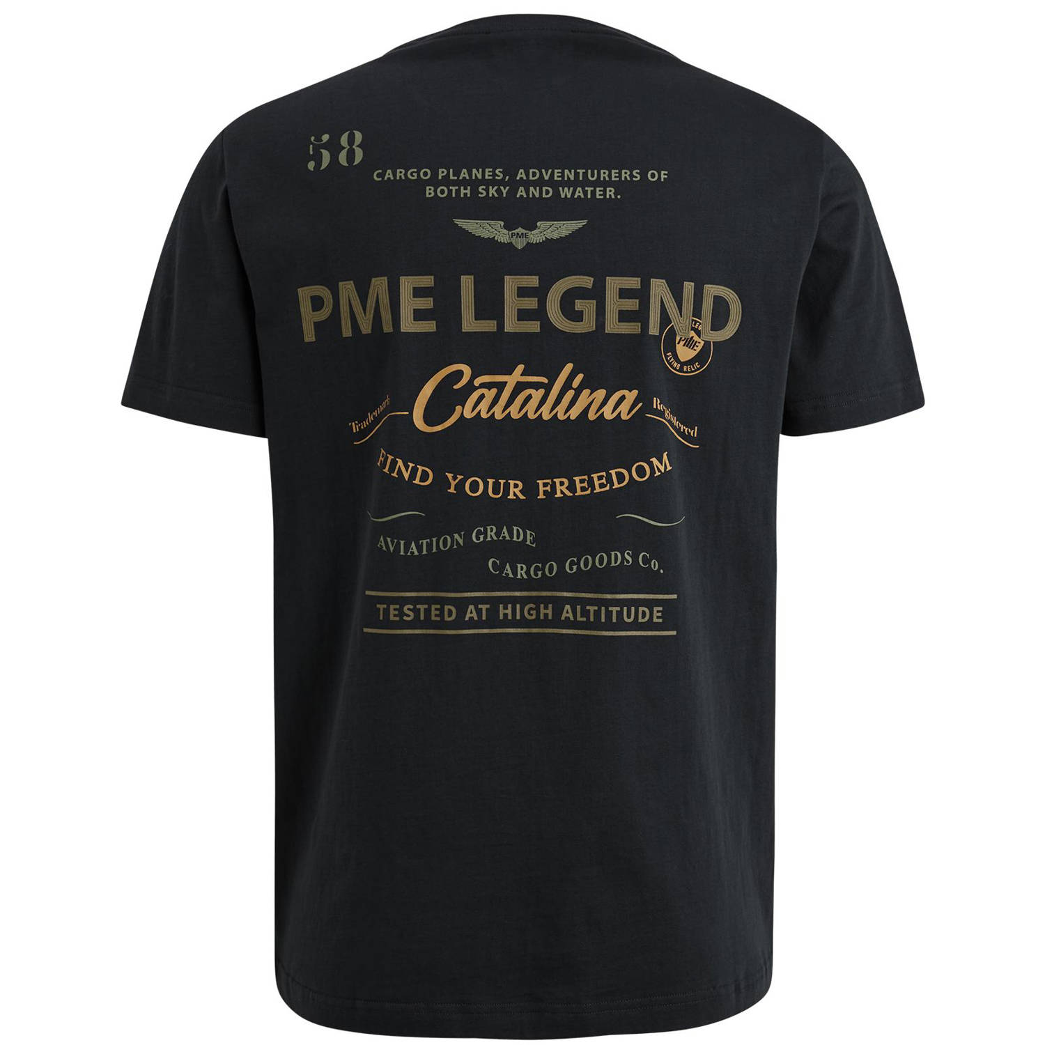 PME Legend T-shirt donkerblauw