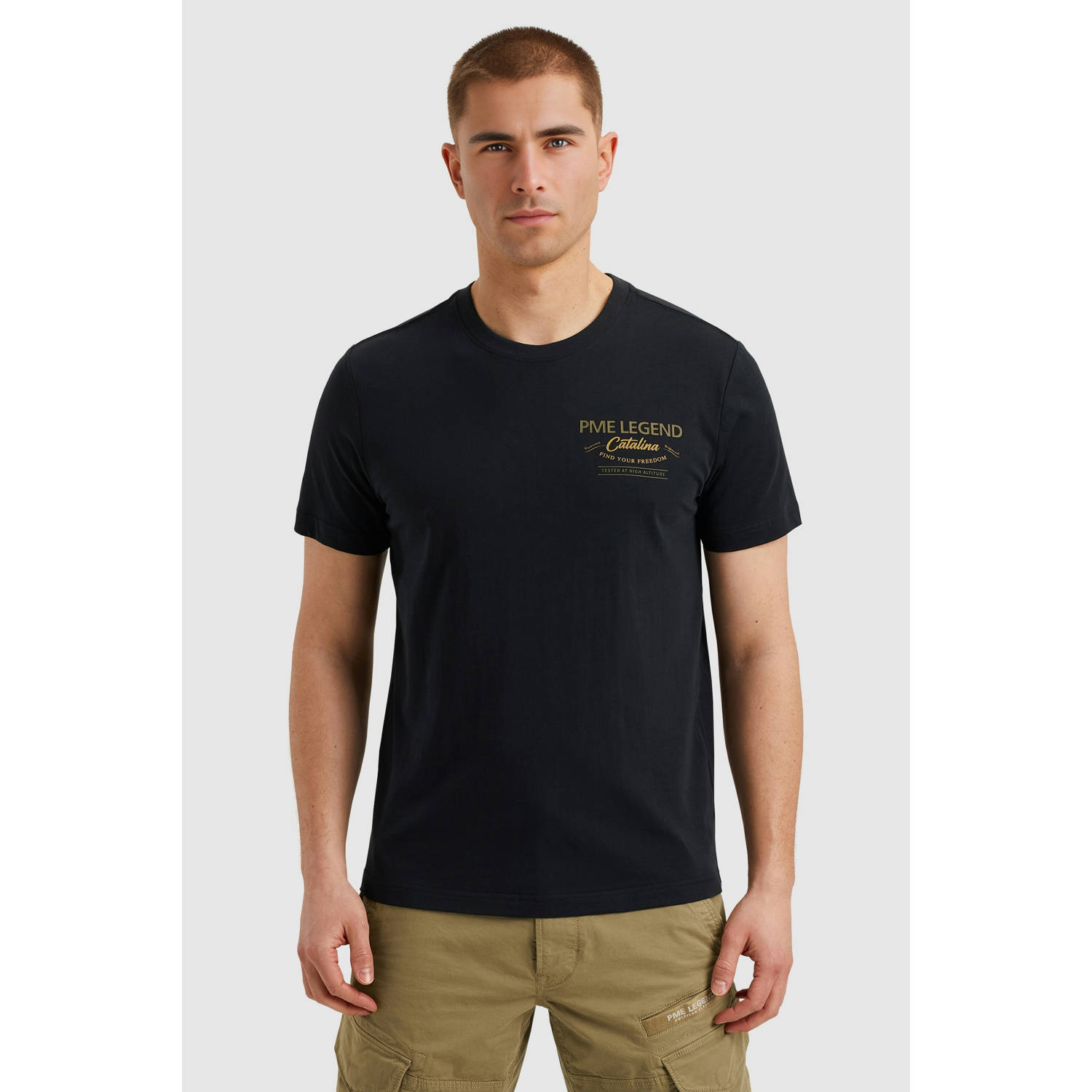 PME LEGEND T-shirt met backprint