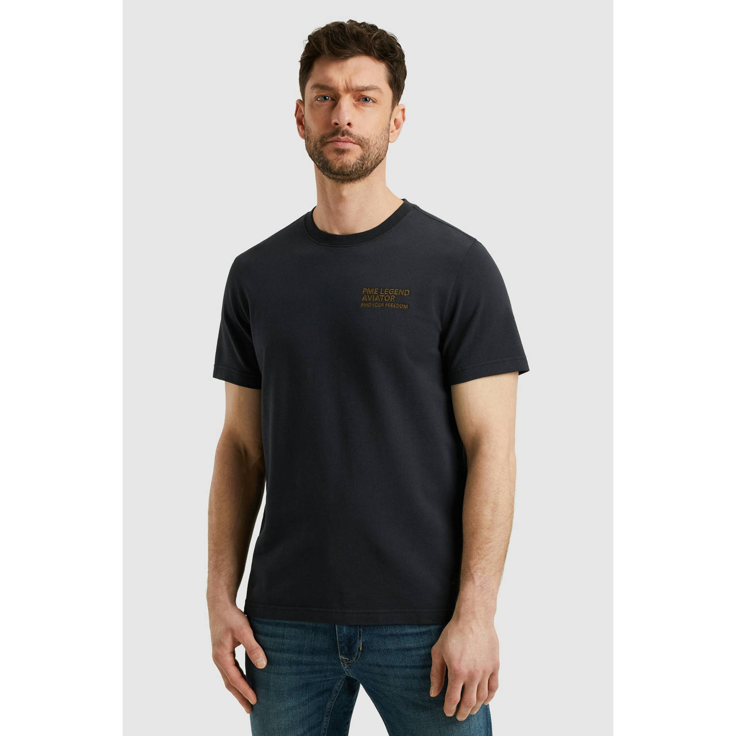 PME Legend T-shirt donkerblauw