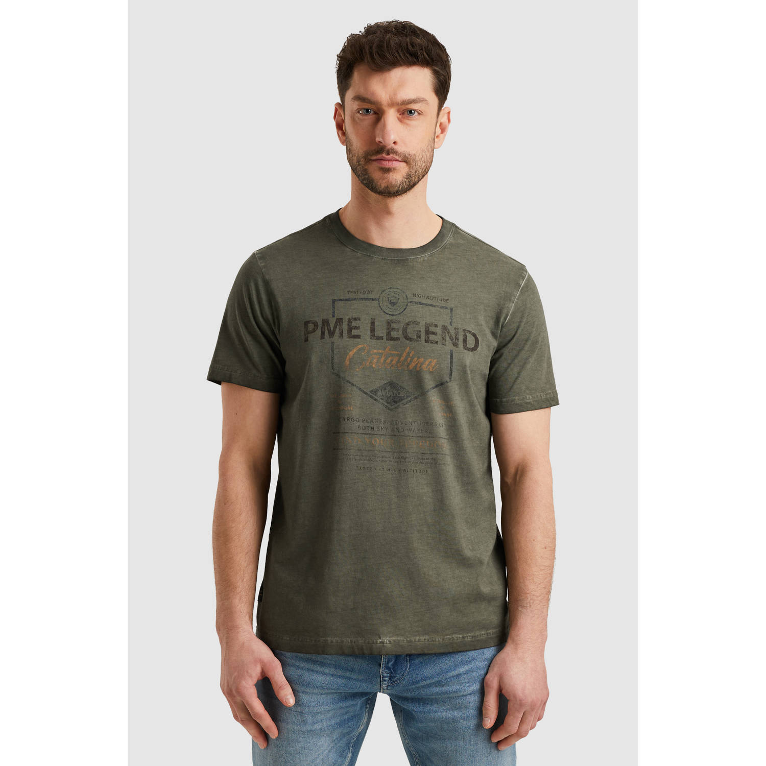 PME Legend T-shirt donkergroen