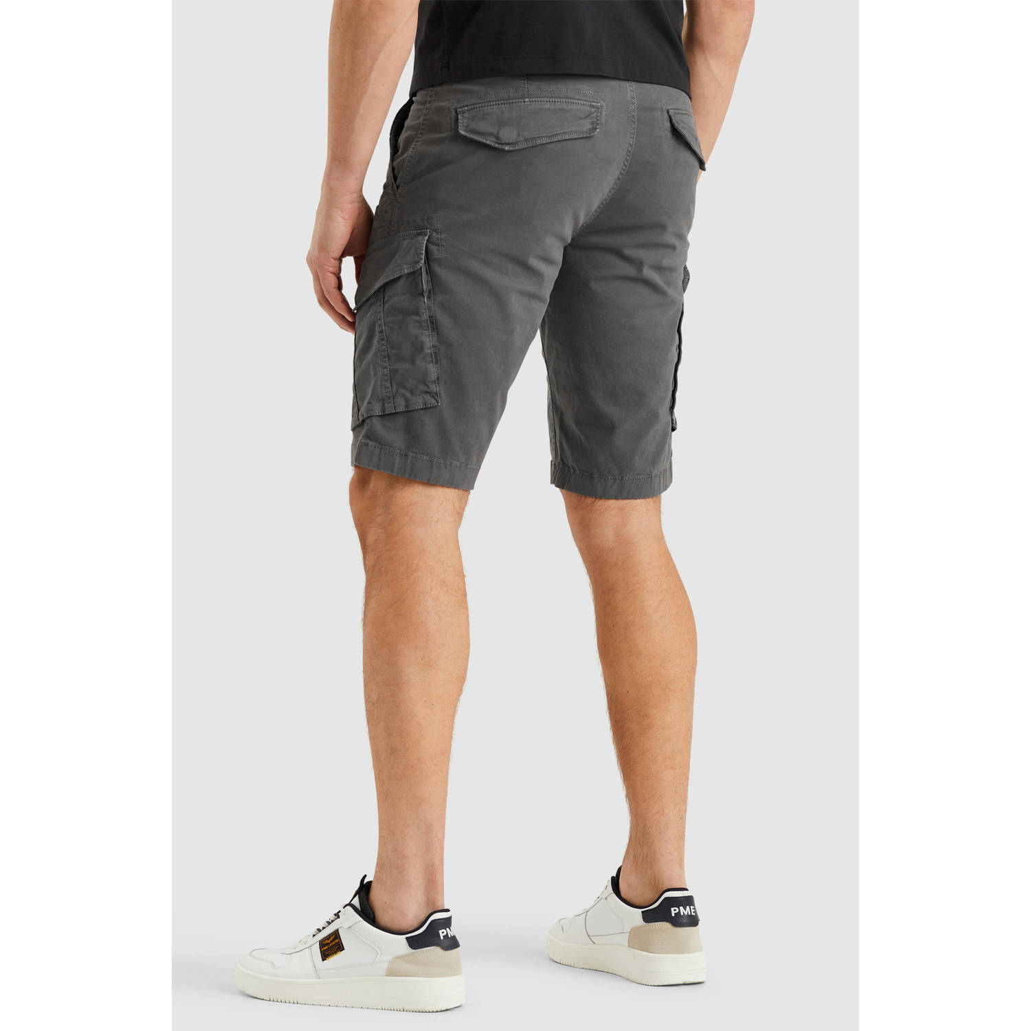 PME LEGEND Heren Broeken Nordrop Cargo Shorts Grijs