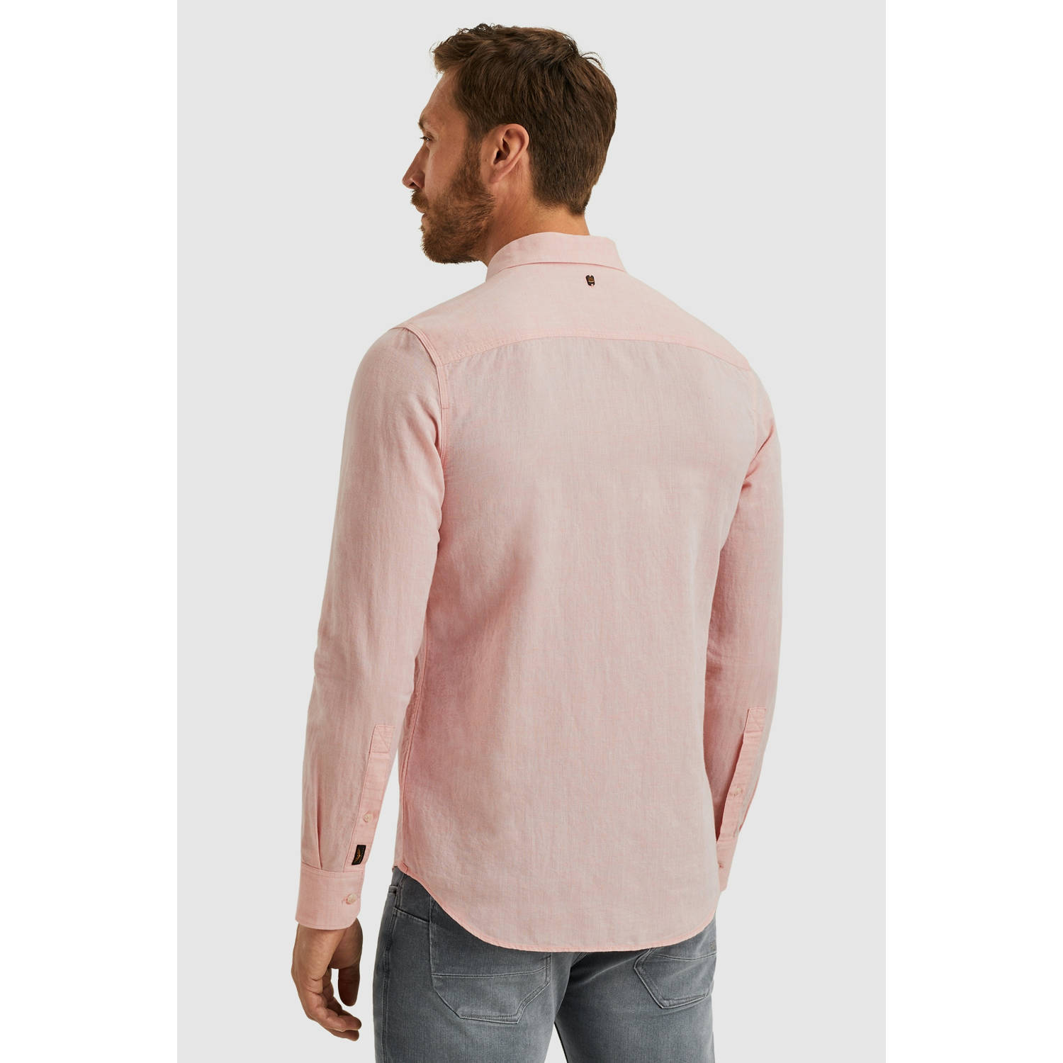 PME Legend casual overhemd lichtroze